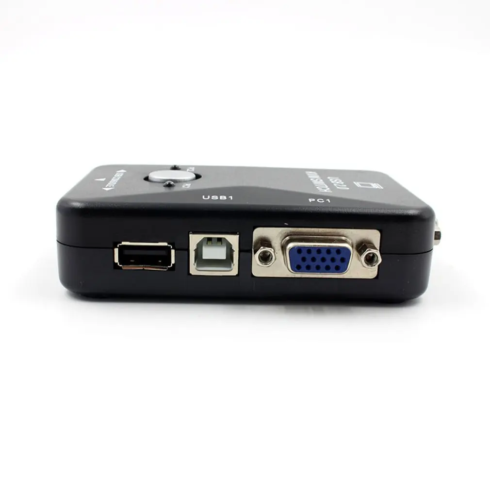 VGA ручной коммутатор два в один выход VGA коммутатор 2 в 1 выход видео VGA коммутатор два в и выход