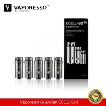 

Original Vaporesso CCell Ceramic Coil Vape 0.6ohm 0.5ohm GD Head Core for Guardian Tank Vaporizer Target Mini Atomizer 5pcs/lot