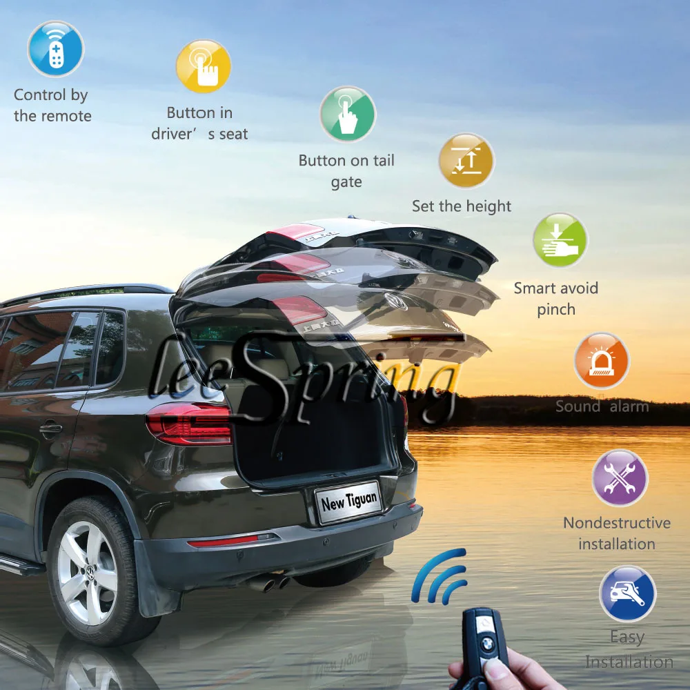 Автомобильный Электрический задний подъемник специальный для Toyota Fortuner 2016 легко