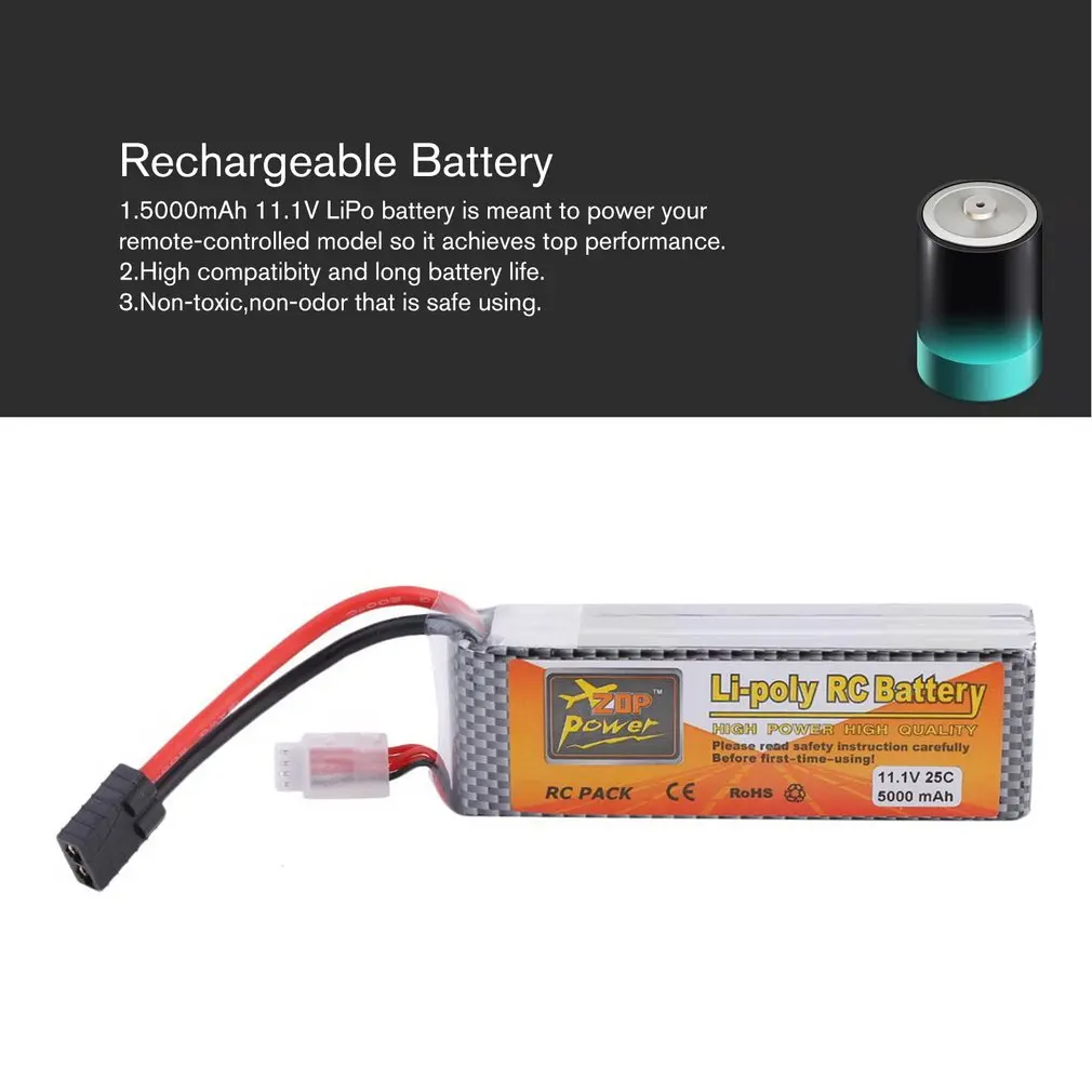 ZOP power RC Lipo батарея 14,8 V 5000mAh 45C перезаряжаемая Lipo батарея T Разъем для RC гоночный Дрон вертолет автомобиль Лодка