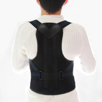 

Posture corrector shoulder back pain reliever spine straightener orthopedic brace belt straight corset for back support