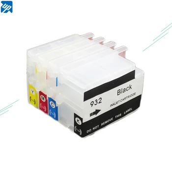 

UP compatible for HP 932 933 Refillable Ink Cartridge for HP Officejet 6600 6100 6700 7110 7610 7612 Printer 932XL 933 with chip