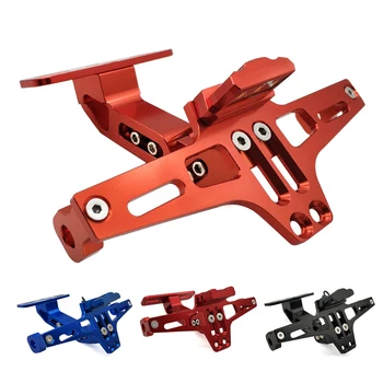 

Motorcycle Rear License Plate Mount Holder LED Light Moto Bracket Frame For Yamaha mt 07 09 10 mt-07mt-09 mt-10 FZ07 FZ09 YZ450F