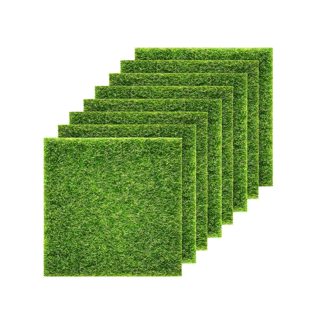 1Db 15 Cm × Hamis Fű A Babaház Miniatűrök Kertjéhez, Mesterséges Kézműves Dekorációhoz, Mini Ház Összegű Gyep Dísztárgyak - Image 6