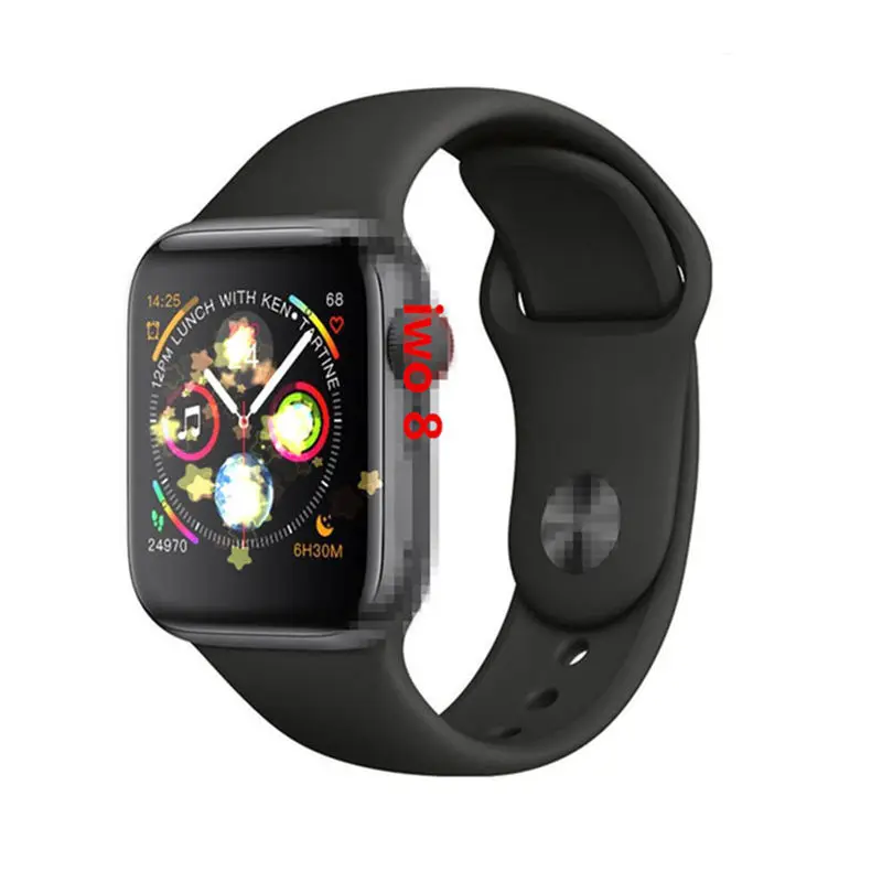 Black Модные умные часы+ наушники Bluetooth ECG+ PPG браслеты серии 4 reloj deportivo hombre для iphone 6 7 X Android Смарт-часы - Цвет: Black