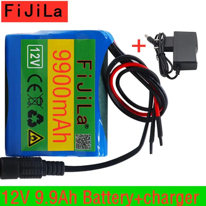 Портативный Супер 12V9900mah Аккумулятор Перезаряжаемый комплект литий ионных батарей Емкость DC 12V 9900mAh Cam монитор + зарядное устройство|Комплекты батарей|   | АлиЭкспресс