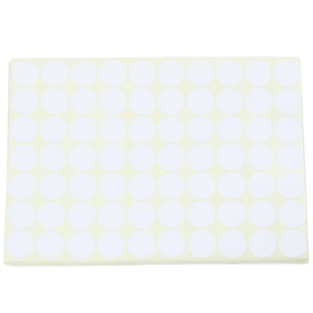 

19mm Circles Round Code Stickers Self Adhesive Sticky Labels White