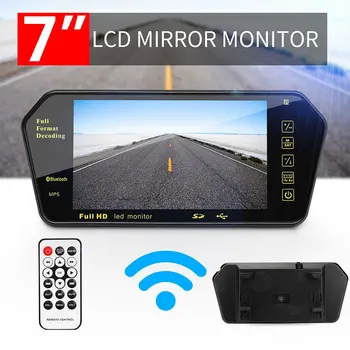 

New 7 Inchces Car MP5 Multi-Function Rearview Mirror Automobile Bluetooth for Fm Transmitter Premium Music Player