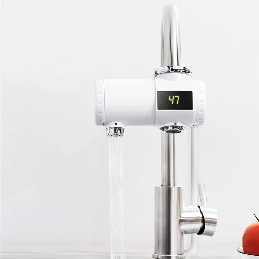 Youpin XIAODA 220 в 3000 Вт Электрический водонагреватель кран 3s Быстрый мгновенный нагрев Ванная комната Кухня смеситель для горячей и холодной воды светодиодный дисплей