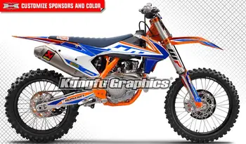

KUNGFU GRAPHICS Motorcycle Decals Vehicle Wraps Grafik Kit Dekor Fit KTM 125 150 250 350 450 SX SXF SX-F XCF XC-F 2016 2017 2018