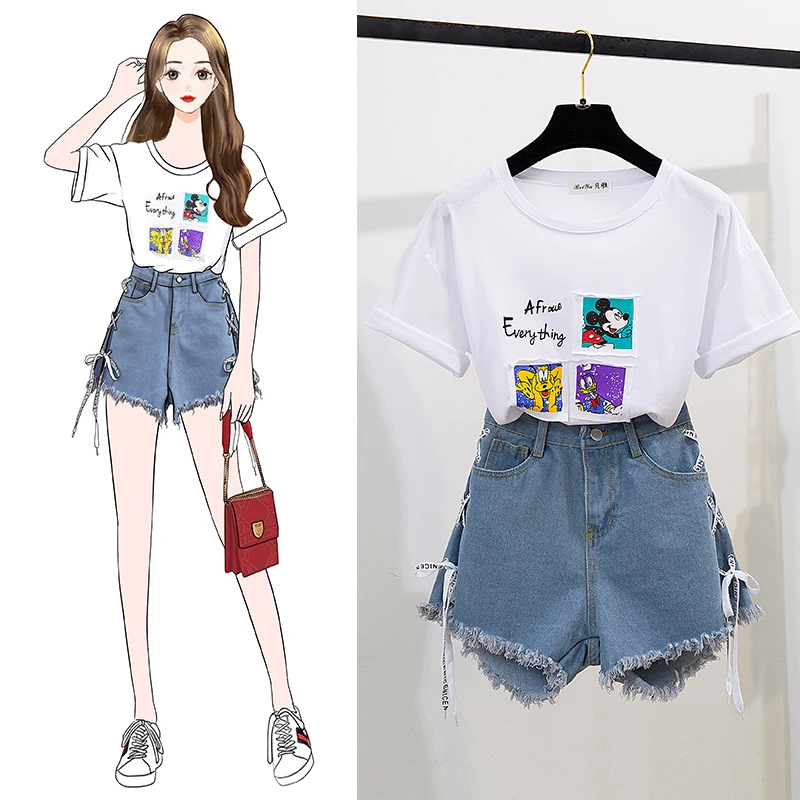 Cute Shirts With Jean Shorts 2025