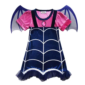 

Horror Vampirina Costumes Cosplay For Children Halloween Carnival Performance Clothes Scary Vampire Girl Dress Costumes C35529CH
