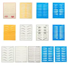 Tattoo Supplies Micro-Blading Special Designs Tattoo Skin Eyebrow Tint Fake Skin Sheets Eyebrow Latex Practice