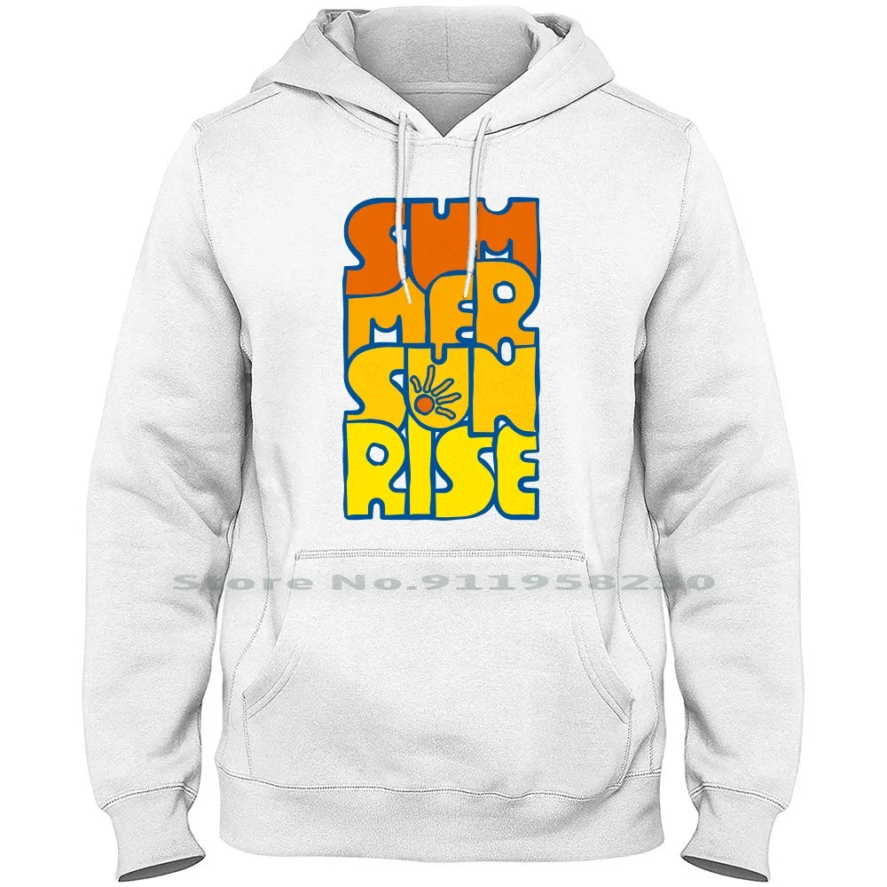 Summer Sunrise Men Felpa Con Cappuccio Maglione 6Xl Big Size Cotton Sunshine Sunrise Morning Waves Sunny Shine Ocean Rise Mood Sun Sum Sea