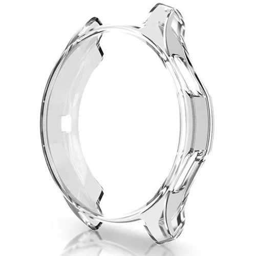 transparent Gear S3 чехол 22 мм для samsung Galaxy Watch 46 мм 42 мм ремешок чехол Мягкий ТПУ покрытие все вокруг Защитный чехол рамка - Цвет: transparent