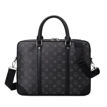

2020 Fashion Large Capacity Men and Women Briefcase Business Shoulder Handbags Genuine Leather Women's Computer Bag Louis Cc Gg