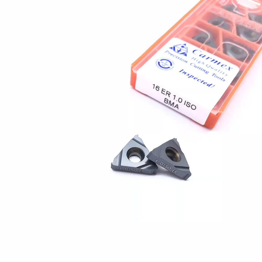 10 Uds 16ER ISO 0,50 ISO 0,75 ISO 1,0, ISO 1,25, ISO 1,50, ISO 1,75, ISO 2,0, ISO 2,5, ISO, BMA токарный станок с ЧПУ