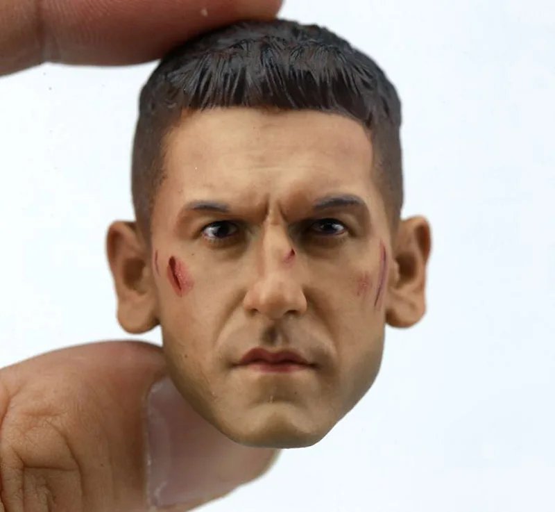 Scala 1/6 Jon Bernthal Head Sculpt Daredevil Guerra Danno Testa Intaglio Per 12In Phicen Tbleague Action Figure Toy