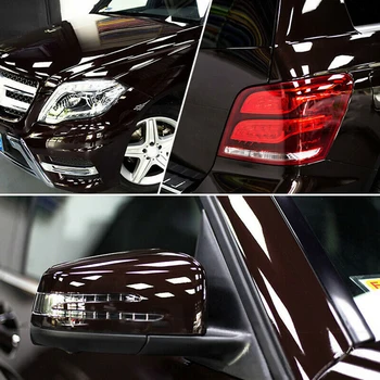 

Tint Vinyl Film Headlights Fog Taillight Wrap Glossy Clear Transparent