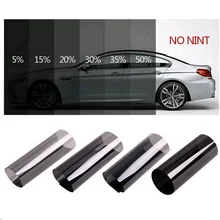 0,5 м х 3 м темно-черная тонированная пленка для окна автомобиля рулон стекла Авто Солнечная защита лето для автомобиля боковое окно домашнее стекло со скребком