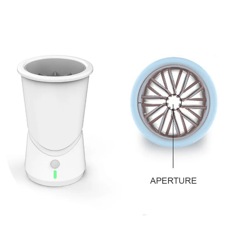 Электрическое приспособление для очистки лап для собак портативное устройство для мытья ног для домашних животных щетка для чистки лап быстро моется ведро для чистки ног перезаряжаемое через USB