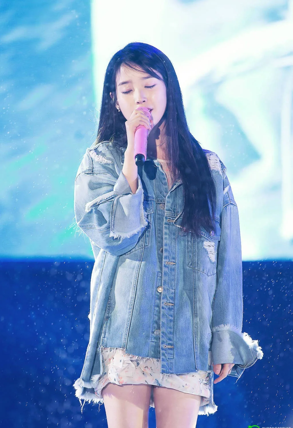 Kpop IU Lee Ji Eun же Корейская Осенняя уличная синяя джинсовая куртка Женская Harajuku ветровка Студенческая модная Свободная куртка Женское пальто