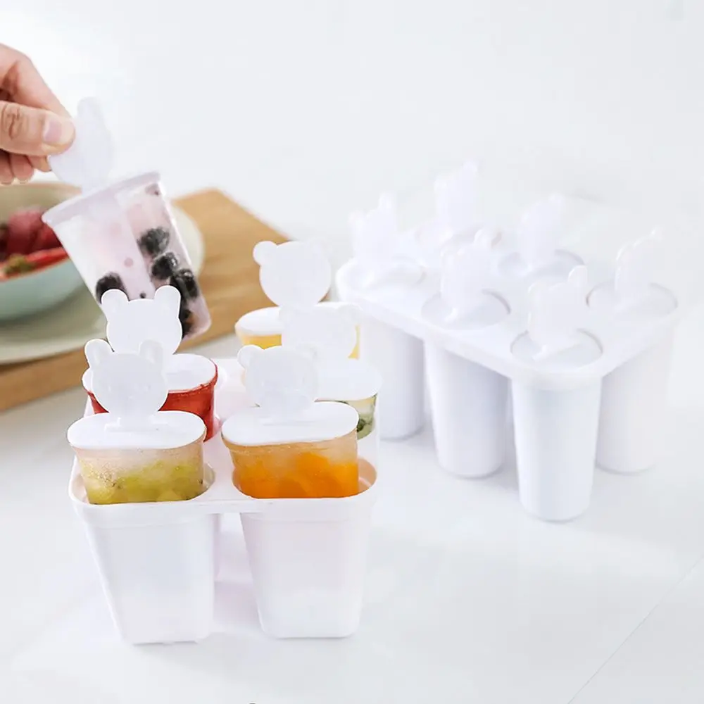 Icepop Блок Ледяной полюс леденец мороженое замороженная форма для мороженого DIY Плесень 6 полости мороженного производители плесень самодельный лед форма для выпекания багета
