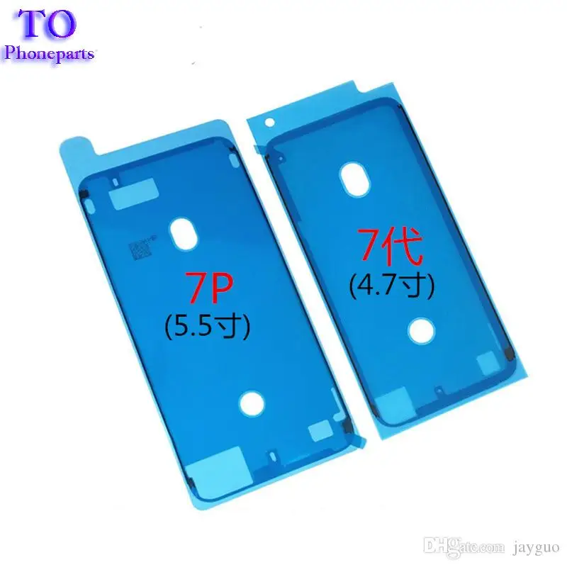 Front LCD Frame Housing Waterproof Sticker 3M Pre -Cut Adhesive Glue Tape Sticker For iPhone 6s plus 6sp 7 7g 7 Plus