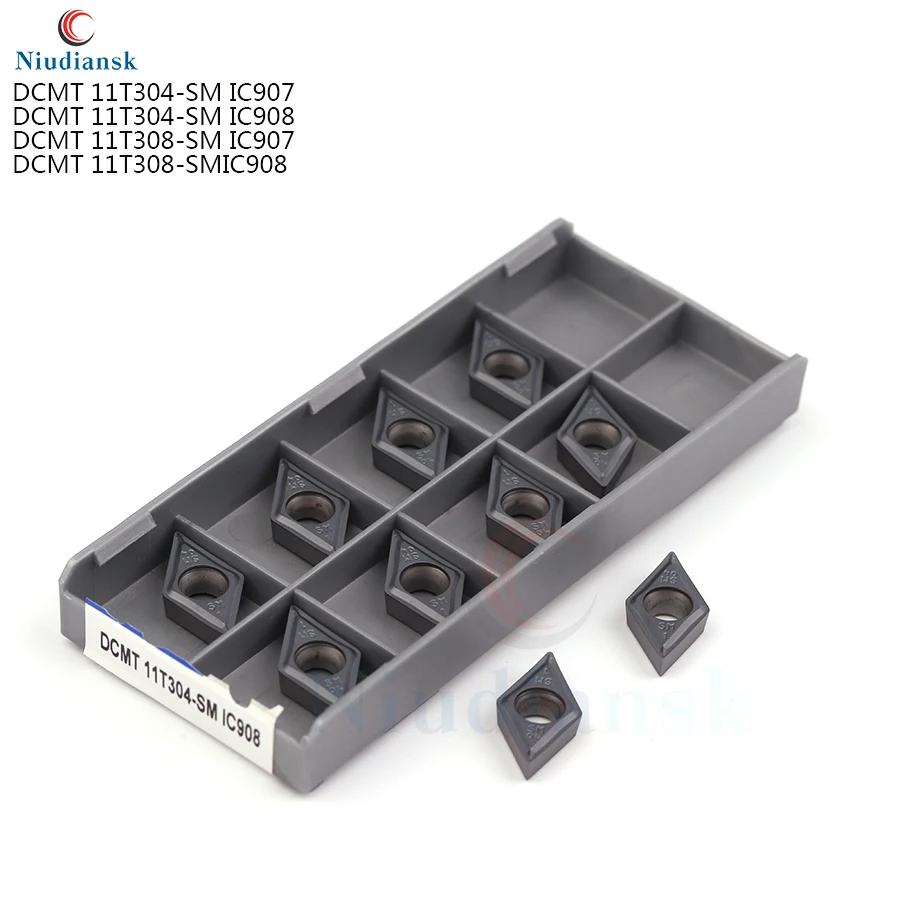 Токарный инструмент DCMT11T304 11T308 SM IC907 IC908 Высококачественная твердосплавная