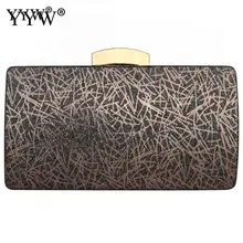 Deep coffee вечерняя сумочка для женщин модные сумки на плечо с через плечо Pochette Femme вечерние клатчи и кошелек