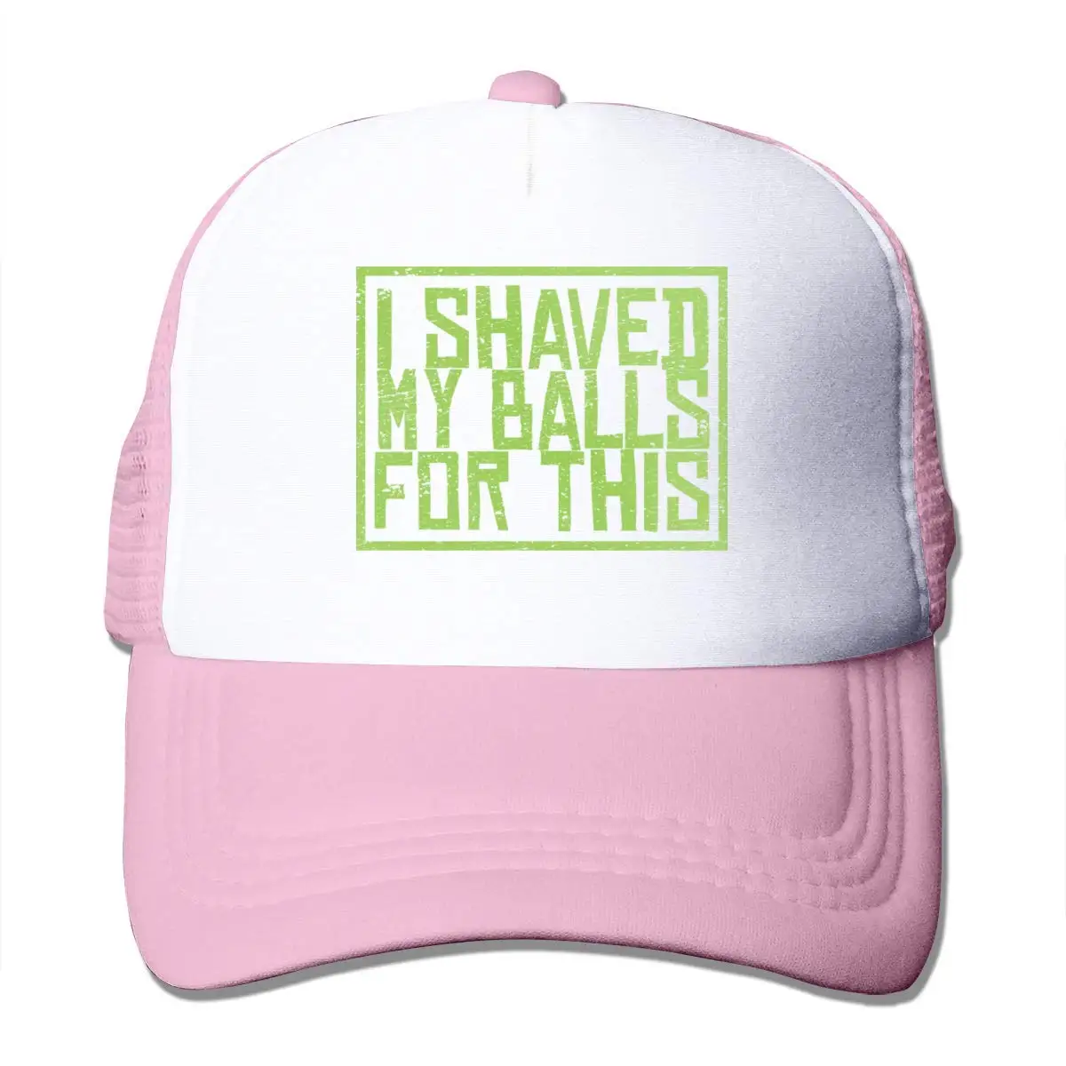 Я побрил мячи для этой сетки бейсболки унисекс в стиле водителя грузовика шапки розовый