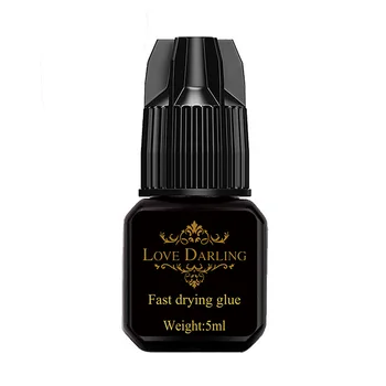 

5ml Eyelash Extension Glue 1-2 Seconds Fast Drying Eyelashes Glue Lash Glue Black Adhesive Retention 7 -8 weeks