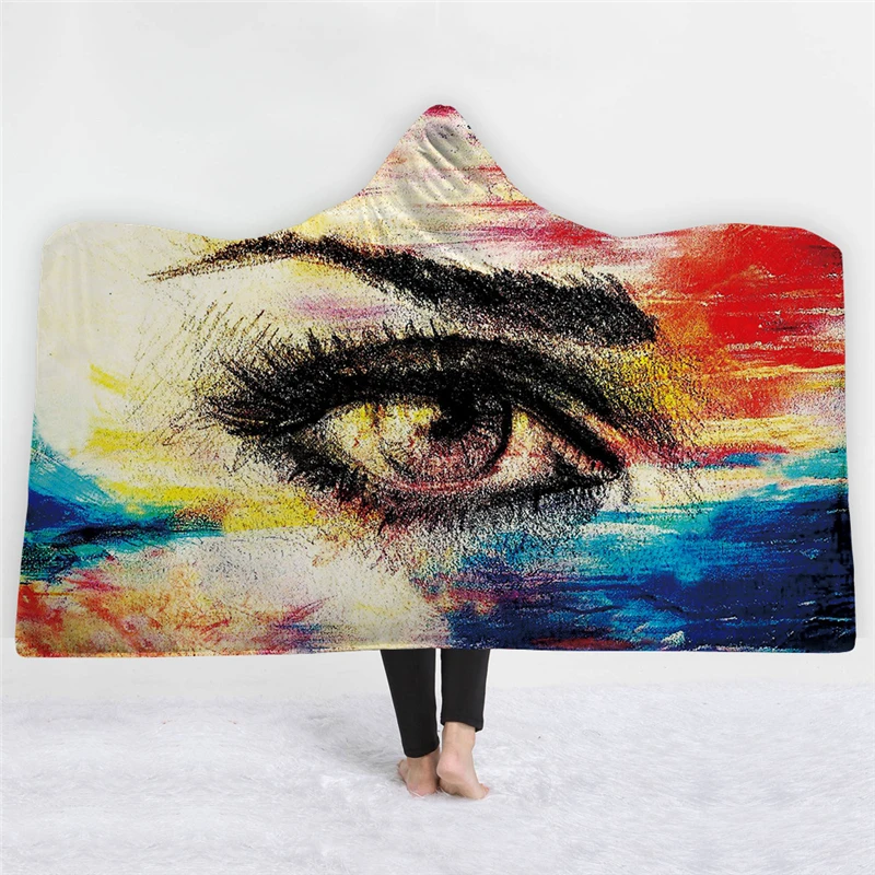 3d-Eyes-Eagle-Printed-Kids-Hooded-Blanket-For-Adults-Warm-Wearable-Fleece-Woman-Soft-Throw-Blanket (4)