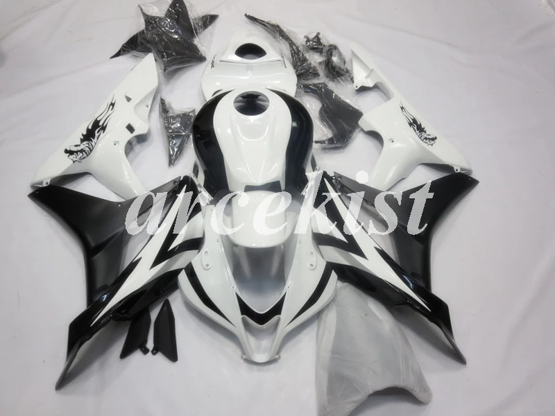 Мотоцикл литья под давлением обтекатель Подходит для Honda CBR600RR CBR 600RR F5 2007 2008 CBR 600 RR CBR600 07 08 Обтекатели белый
