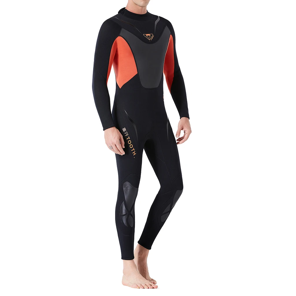  1Pc 3mm Men Diving Wetsuit  Diving Suit Jumpsuit Rash Guard Swimming Freedive Full Body Swimsuit for Water Sports