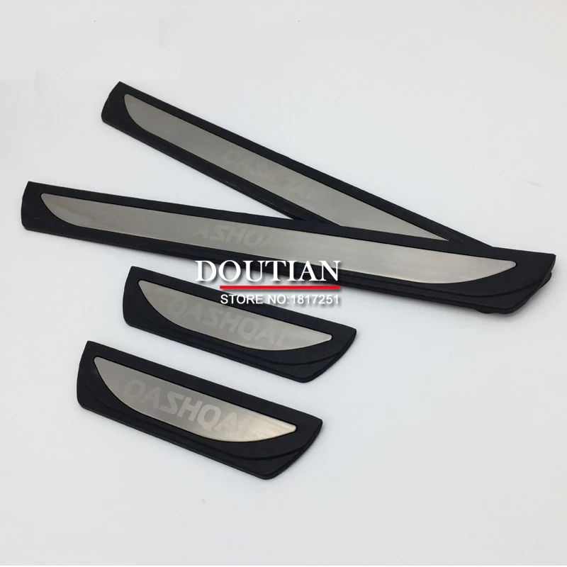 Side Door Sill Protector Threshold Scuff Plate Welcome Pedals Covers Trims Car Styling For Nissan Qashqai j11