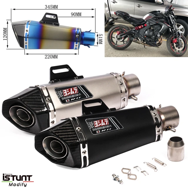 バイクマフラー CBR650R用 ZX6R R7用 GSXR1000 F900XR V2 ユニバーサル