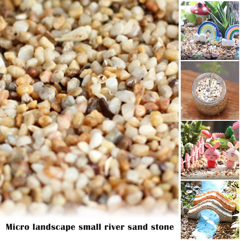 Aquarium Miniature Sand Stone Ornaments Home Garden Crafts Decoration Fishing Tank Substrate