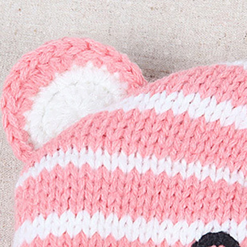 LOOZYKIT, зимняя теплая шапка с помпоном вязаная шапочка, шапка, шарф, 2 предмета, шапка для младенцев, новинка года, меховая шапка с ушками для новорожденных мальчиков и девочек