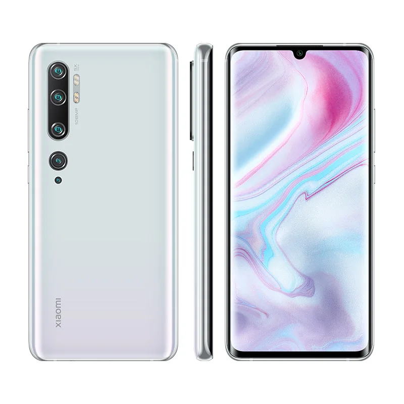 Xiaomi Note 10 с глобальной версией, 6 ГБ, 128 ГБ, 5260 МП, пента-камера, смартфон, аккумулятор мАч, 10х оптический зум, двойной изогнутый экран