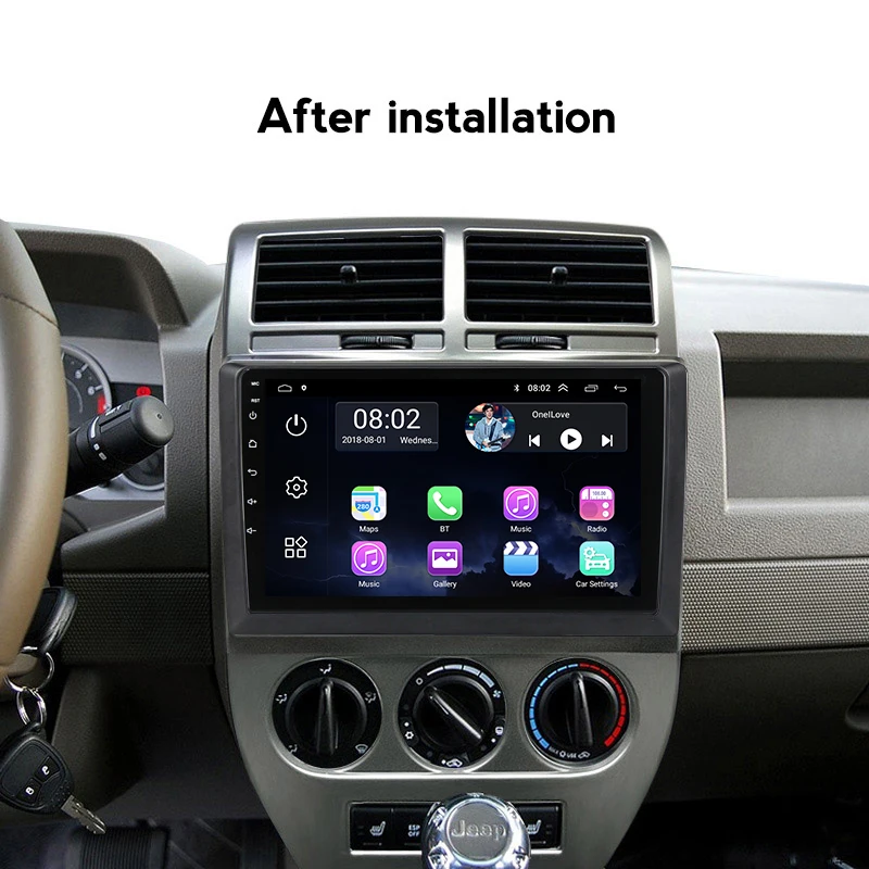 Автомагнитола Navi для Jeep Patriot Compass MK 2007 2008 2009 автомагнитола GPS мультимедийный