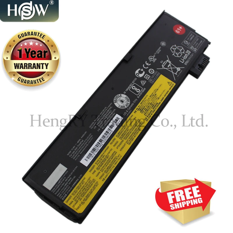 10,8 V 48Wh 4400 мАч OEM 01AV428 01AV492 SB10K97585 ноутбук Батарея для lenovo ThinkPad T470 T480 T570 T580 61