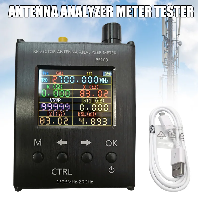 

N1201SA UV RF Vector Impedance Antenna Analyzer Meter Standing-wave Meter Testers HUG-Deals