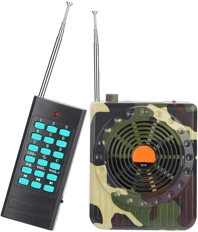 Electronic Bird Caller Hunting Decoy Speaker Predator Game Call Remote Control