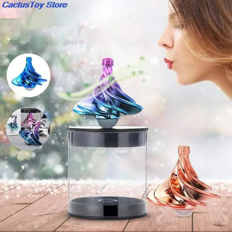 Spinner Gyro Toy Inertial Fingertip Stunt Gyroscope Wind-driven Gyro Toys