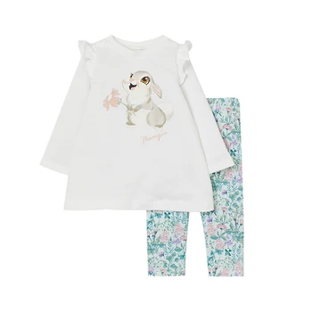 

Little maven Fall 2020 Baby Girl Boutique Clothes Animal Rabbit Kids Clothing Sets Cotton Little Girls Casual Suits