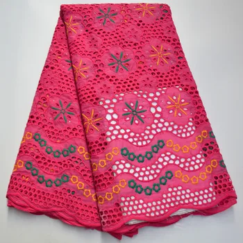 

Dubai Pure Cotton African Dry Lace Fabric Superb Shikly Swiss Voile Lace In Switzerland Awesome Nigerian Lace Garment Sew FD8-65