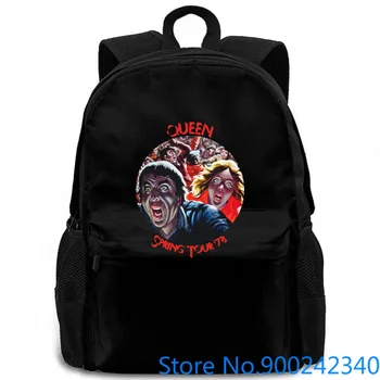 

VINTAGE RARE Queen 1978 Tour Band Reprint New for women men backpack laptop travel school adult student