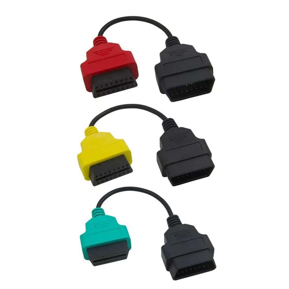 Высокое качество 6/4/3 шт./лот для Фиат ECU OBD2 разъем Диагностический кабель для FIAT ECU сканирования MultiECUScan кабель для Fiat