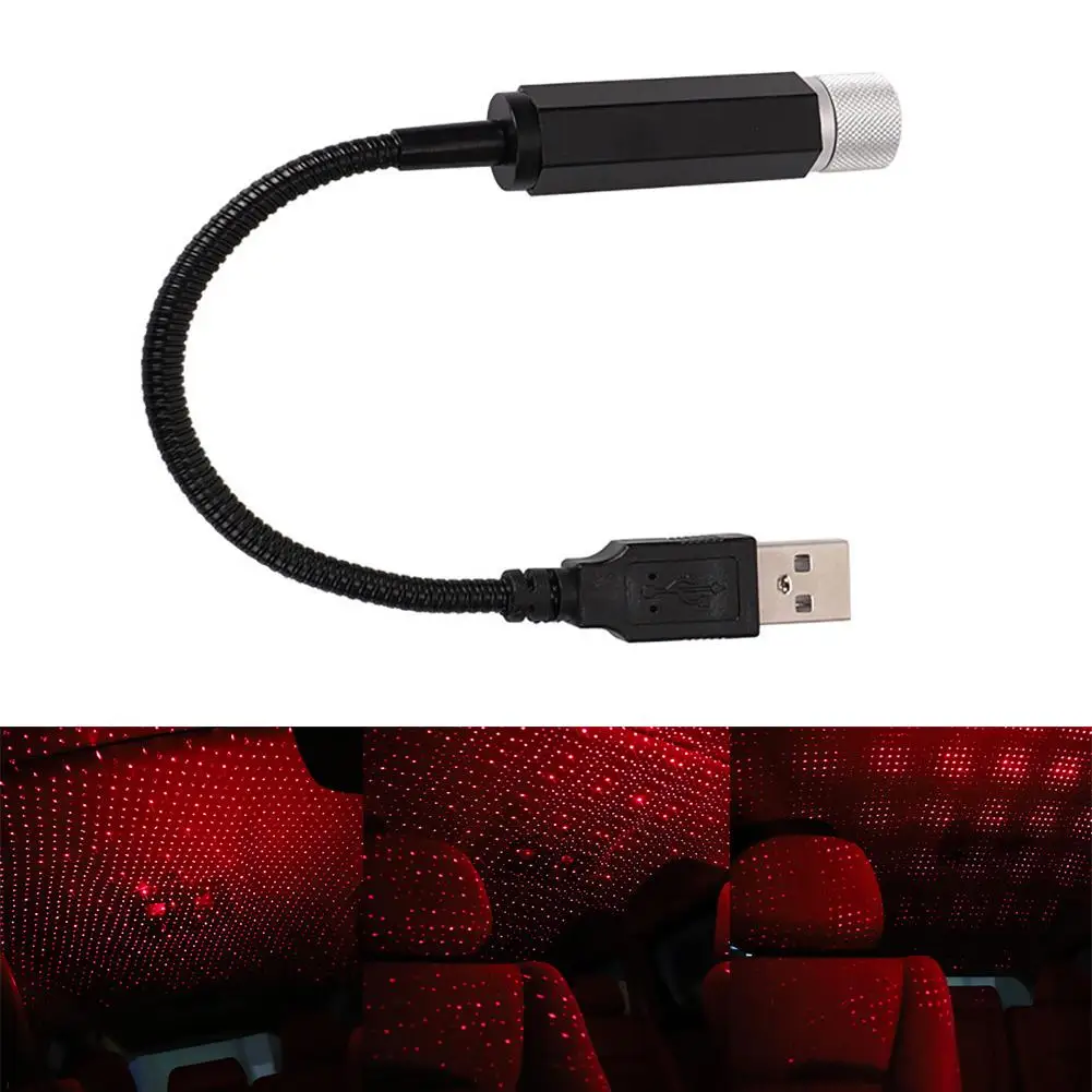Лампа для крыши автомобиля романтическая Usb ночной Светильник домашний потолочный двухцветный декоративный светильник s